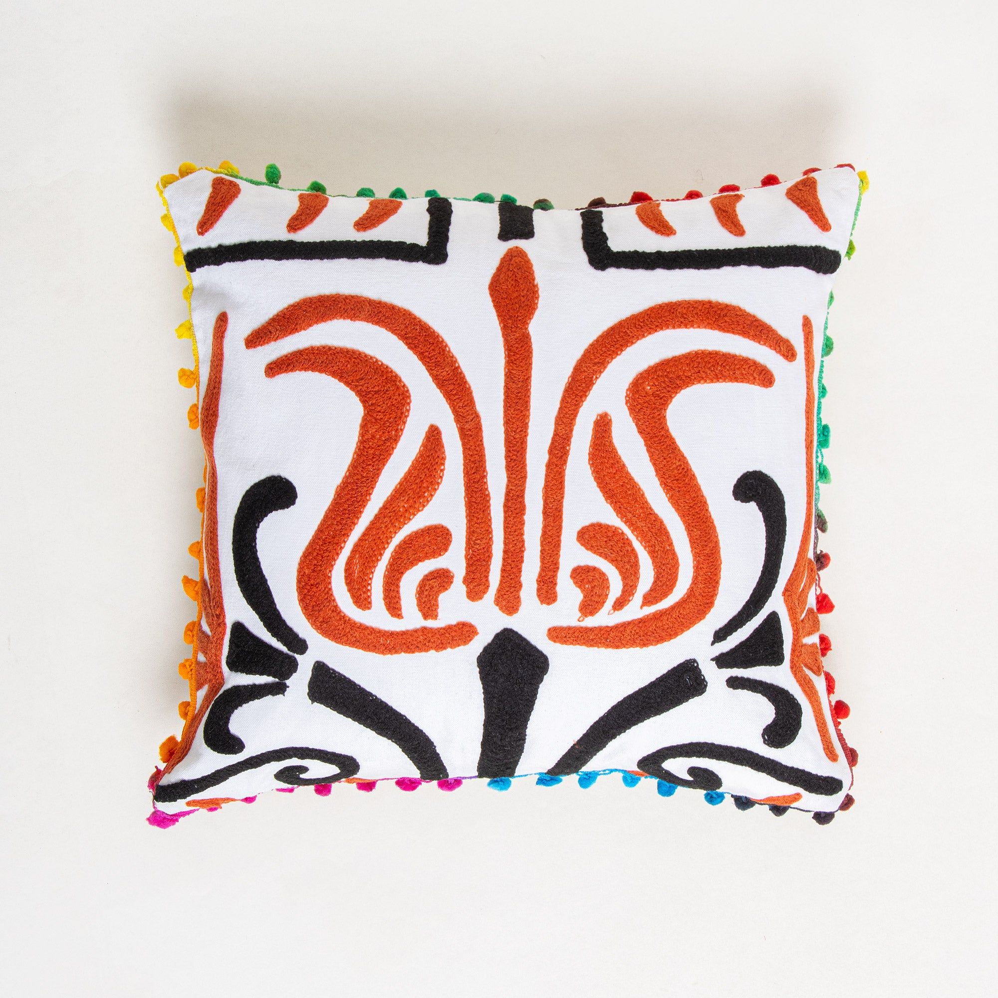 Cotton Hand Work Embroidered Cushion Covers